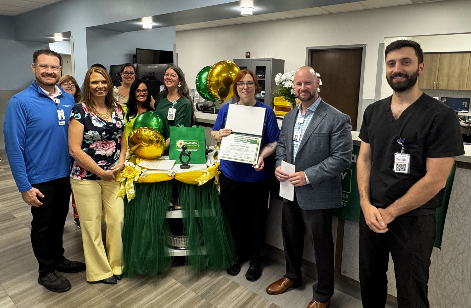Danielle Drent Receives DAISY Award for Extraordinary Nursing Care