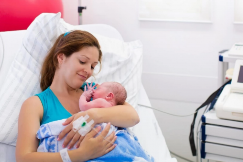 Mother and baby