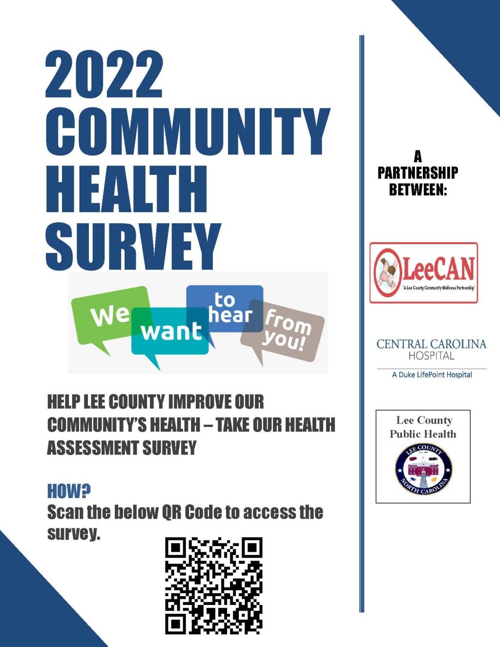 2022 Community Health Survey | Central Carolina Hospital